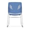 Officesource Stacked Seating Armless Stackable Side Chair with Chrome Frame OSSN6015BL - alternate 2